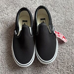 NWT Vans Black Classic Slip-On Sneakers